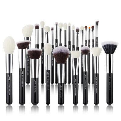 best makeup brush sets black 25pcs - Jessup Beauty UK