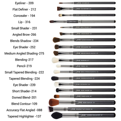 PRO 19 Pcs Makeup Brush Set T131