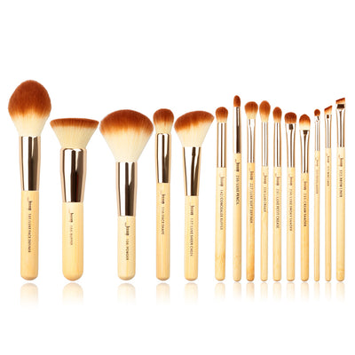 professional bamboo makeup brush set - Jessup Beauty UK