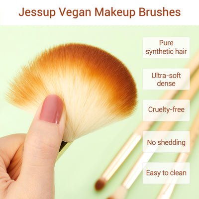 vegan bamboo brush set - Jessup Beauty UK