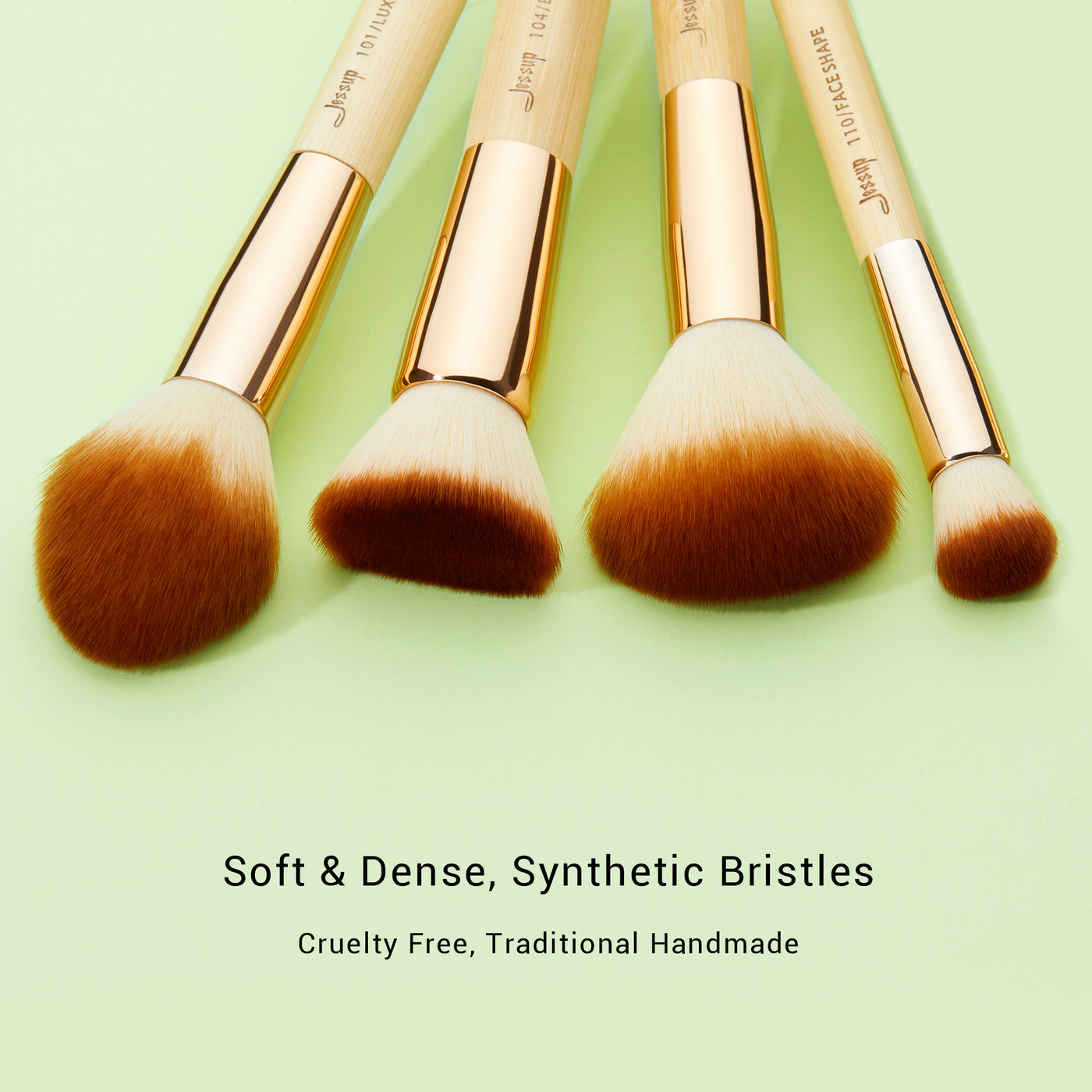 premium synthetic bamboo brush set - Jessup Beauty UK