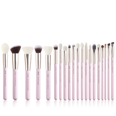 girls makeup brush set pink 20pcs - Jessup Beauty UK