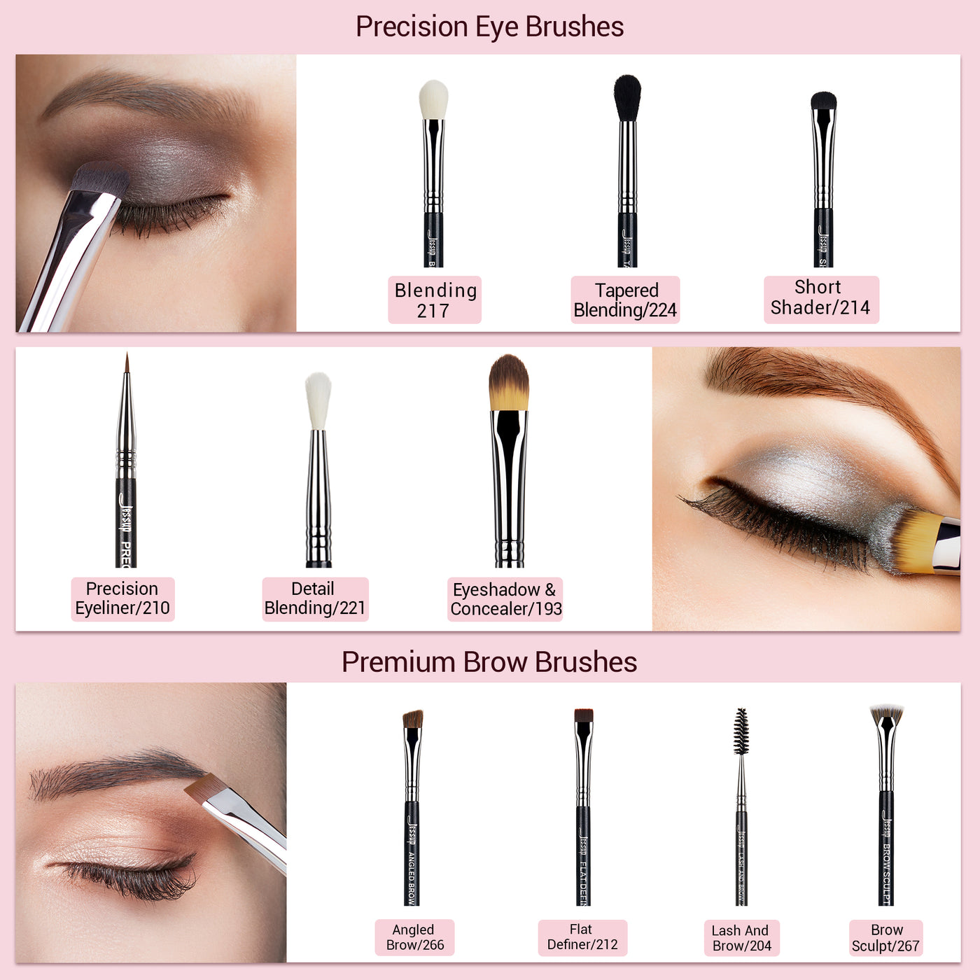 makeup brushes for small eyes - Jessup