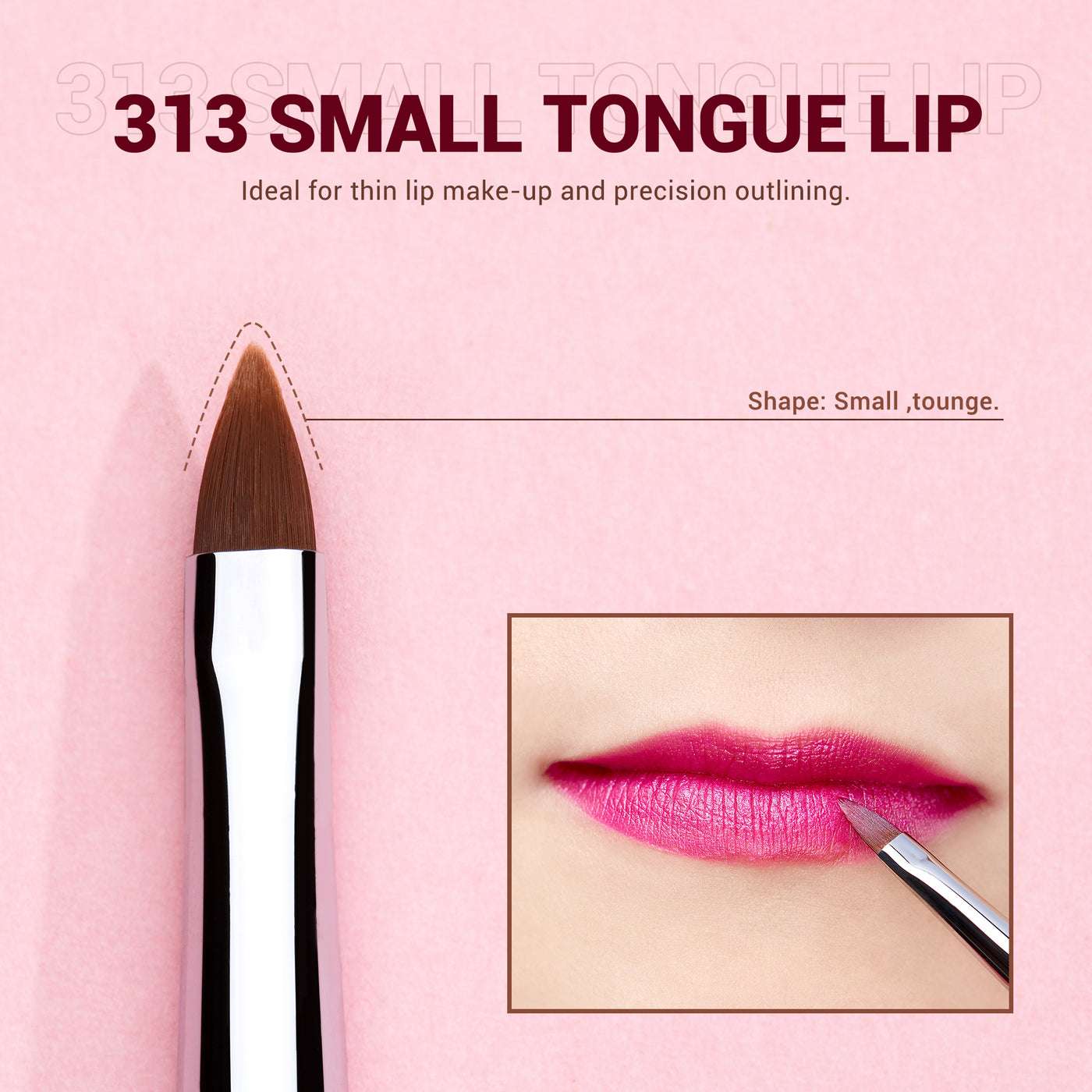 small lip line brush - Jessup Beauty UK