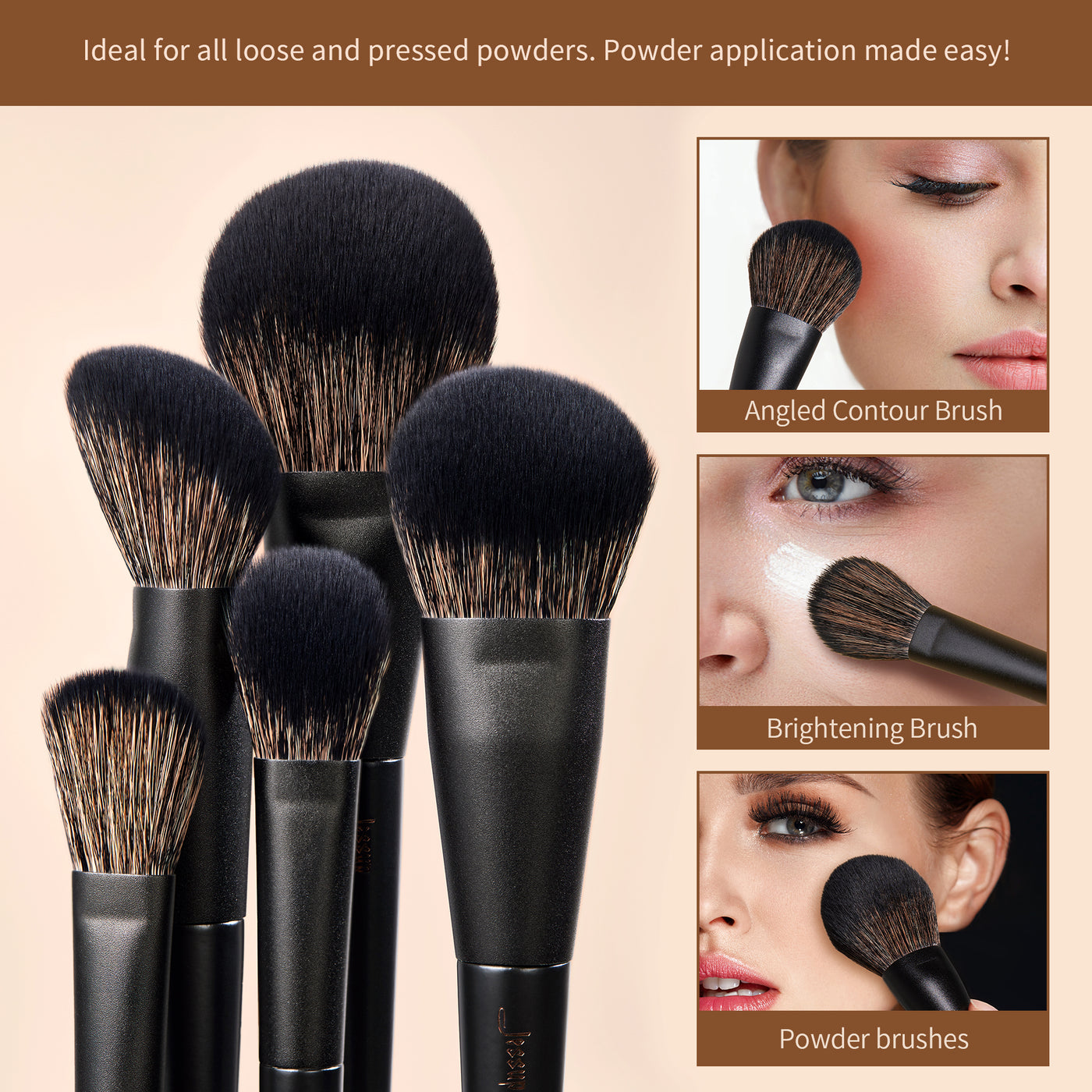 brush set makeup - Jessup