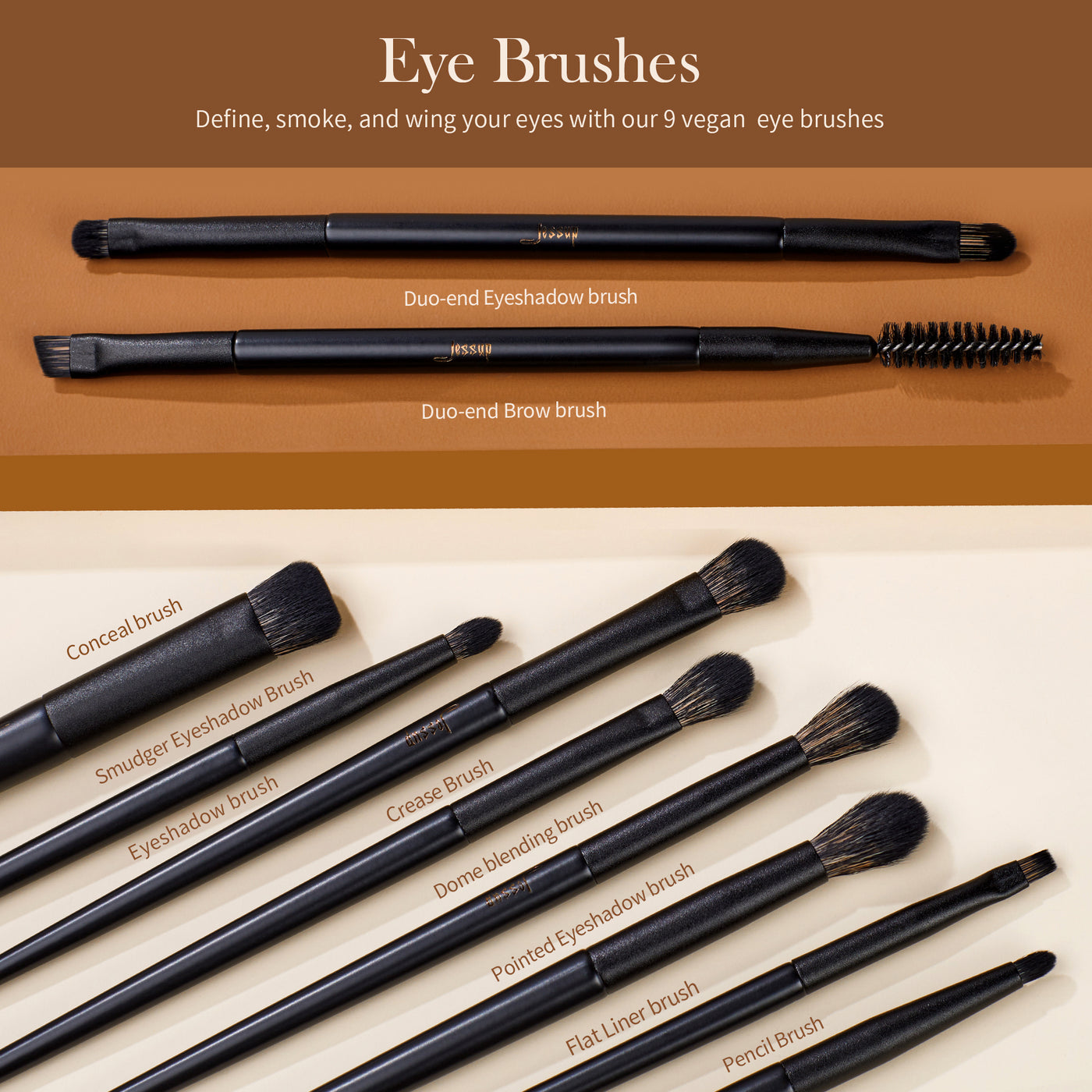 high quality makeup brushes - Jessup
